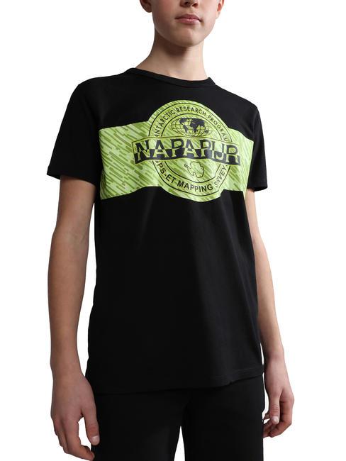 NAPAPIJRI KIDS PINZON Baumwoll t-shirt schwarz 041 - Kinder-T-Shirt