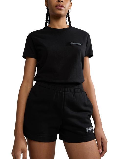 NAPAPIJRI MORGEX Baumwoll t-shirt schwarz 041 - T-Shirts und Tops für Damen