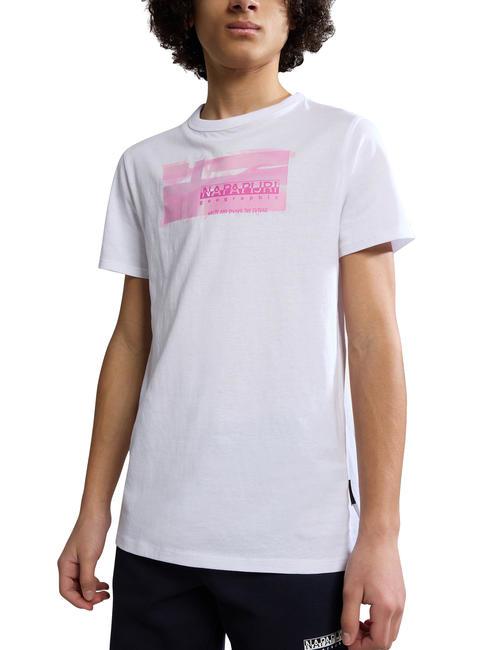 NAPAPIJRI KIDS ZAMORA Baumwoll t-shirt Flagge rosa fj3 - Kinder-T-Shirt