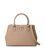 TWINSET OVAL T Tragetasche mit Schultergurt helles Taupe - Damentaschen - 1
