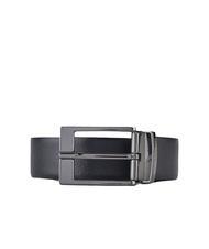 ARMANI EXCHANGE LOGO Wendbarer G&uuml;rtel marineblau/grau - G&uuml;rtel - 1