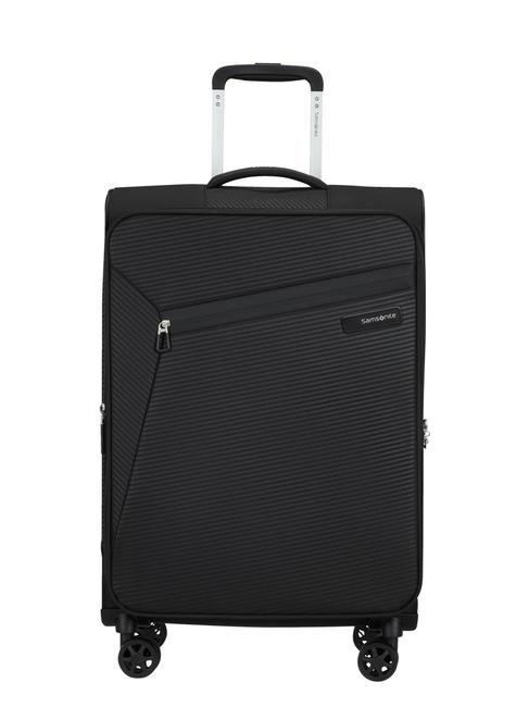 SAMSONITE LITEBEAM Mittelgroßer erweiterbarer Trolley SCHWARZ - Halbharte Trolleys