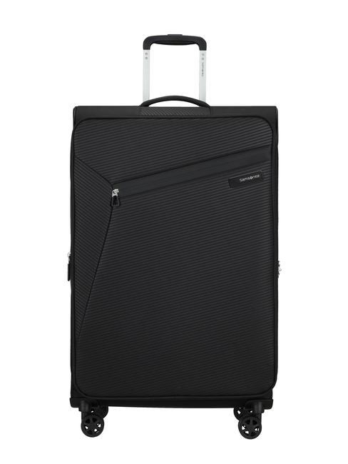 SAMSONITE LITEBEAM Großer erweiterbarer Trolley SCHWARZ - Halbharte Trolleys