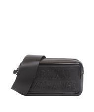 ARMANI EXCHANGE EMBOSSED Schulterkameratasche Schwarz - Damentaschen - 1