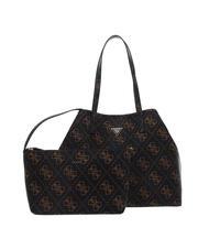 GUESS VIKKY LOGO LARGE Schultertasche braun - Damentaschen - 1
