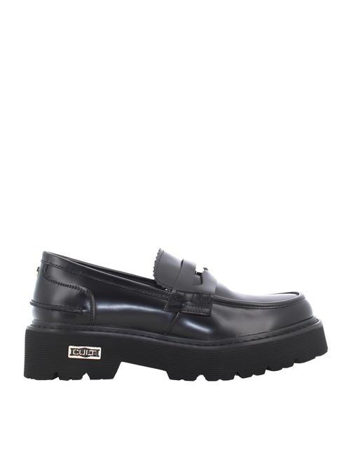 CULT SLASH 3947 Mokassin-Schuhe aus Leder Schwarz - Damenschuhe