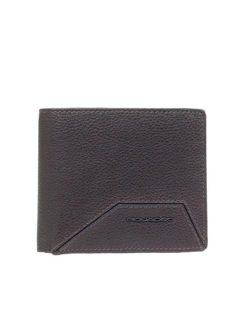 PIQUADRO W118 RFID-Geldbörse aus Leder, herausnehmbares Kartenfach MORO - Brieftaschen Herren