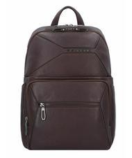 PIQUADRO RHINO Lederrucksack für 14" PC MORO - PC-Rucksäcke - 1