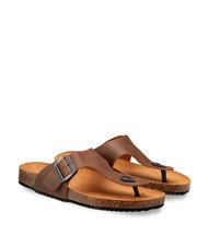 DOCKSTEPS VEGA 2284 Zehenstegsandale aus Leder mit Schnalle - Herrenschuhe
