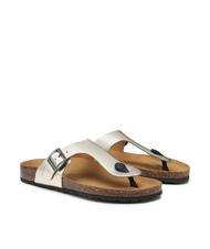 DOCKSTEPS VEGA 2290 Flip-Flop-Sandale aus laminiertem Leder Platin - Damenschuhe - 1