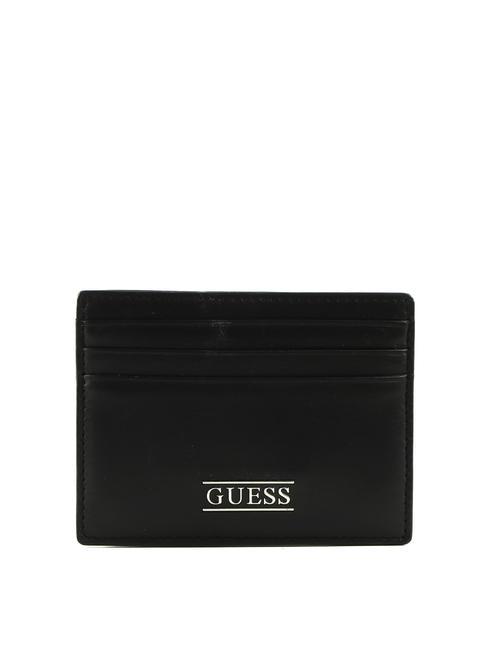 GUESS NEW BOSTON Kartenhalter aus Leder SCHWARZ - Brieftaschen Damen