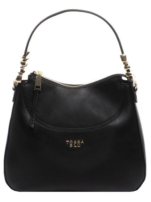 TOSCA BLU CREPES Small Handtasche, mit Schultergurt Schwarz - Damentaschen