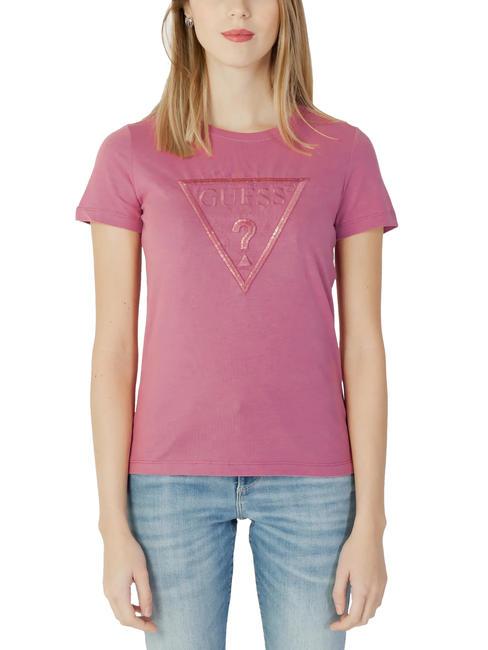 GUESS ANGELINA Baumwoll t-shirt Vintage erröten - T-Shirts und Tops für Damen