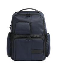 PIQUADRO WOLLEM 15,6-Zoll-Laptop-Rucksack aus Stoff und Leder - PC-Rucksäcke