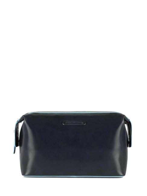 PIQUADRO BLUE SQUARE Lederschönheit Blau - Beauty-Case