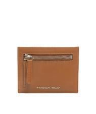 TOSCA BLU BASIC Kartenetui aus Leder BRAUN - Brieftaschen Damen - 1