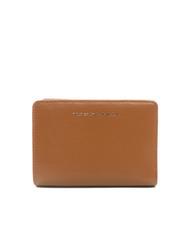TOSCA BLU BASIC Mittelgro&szlig;e Lederbrieftasche BRAUN - Brieftaschen Damen - 1