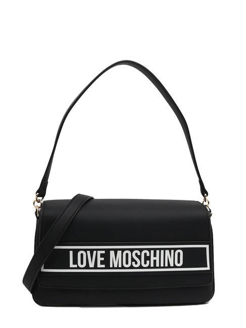 LOVE MOSCHINO PRINT BAG Umhängetasche mit Schultergurt Schwarz - Damentaschen