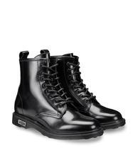 CULT SABBATH Kampfstiefel aus Leder - Damenschuhe