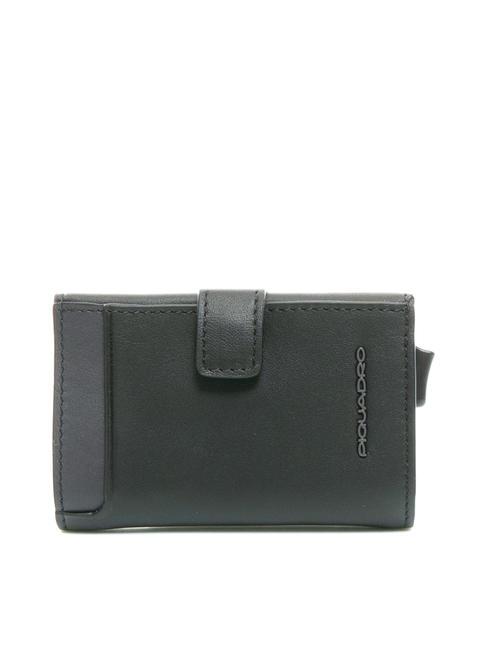 PIQUADRO TIGER Anti-RFID-Kartenhalter Schwarz - Brieftaschen Herren
