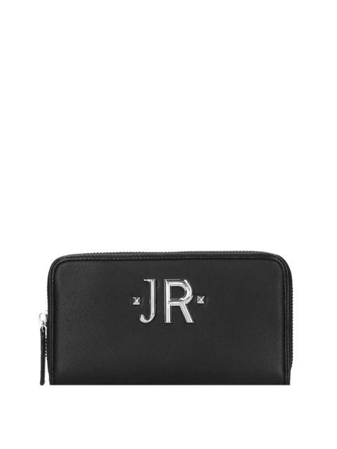 JOHN RICHMOND EUIKO Große Geldbörse mit umlaufendem Reißverschluss schwarz/silv - Brieftaschen Damen