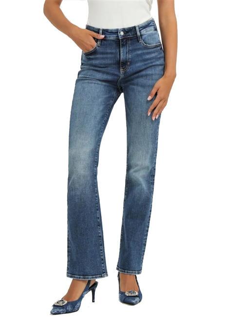 GUESS SEXY KICK FLARE Jeans mit hoher Taille Biosphäre - Damenjeans