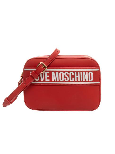 LOVE MOSCHINO PRINT BAG Schulterkameratasche rot - Damentaschen