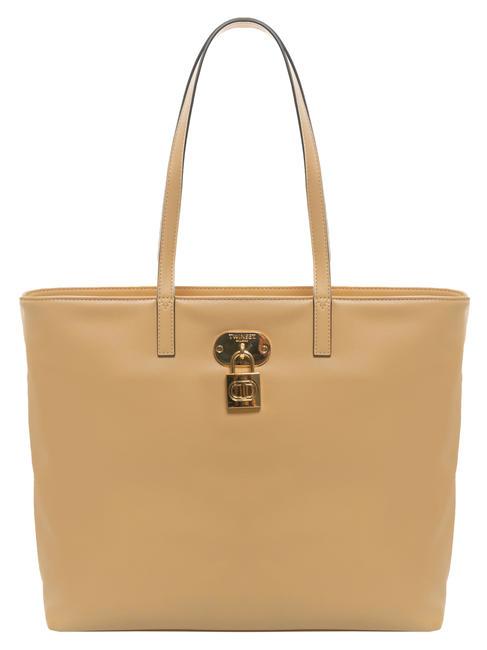 TWINSET T LOCK Schultertasche Pekannussbraun - Damentaschen