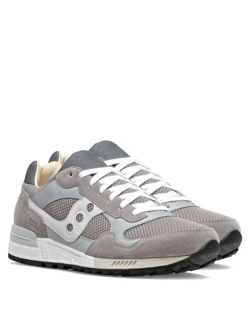 SAUCONY SHADOW 5000 Turnschuhe grau weiß - Schuhe Unisex