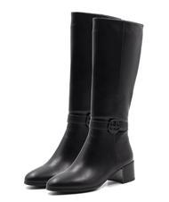 ROCCOBAROCCO RB LOGO ROUND Stiefel mit hohen Abs&auml;tzen Schwarz - Damenschuhe - 1