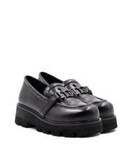 ROCCOBAROCCO RB LOGO Plateau-Loafer Schwarz - Damenschuhe - 1