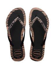 HAVAIANAS SLIM ANIMALS Flip-Flops SCHWARZ - Damenschuhe - 1