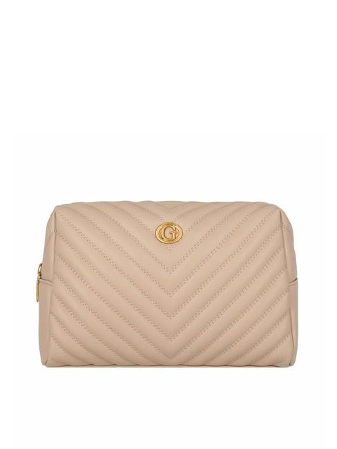GUESS QUILTED Beautycase BEIGE - Beauty-Case