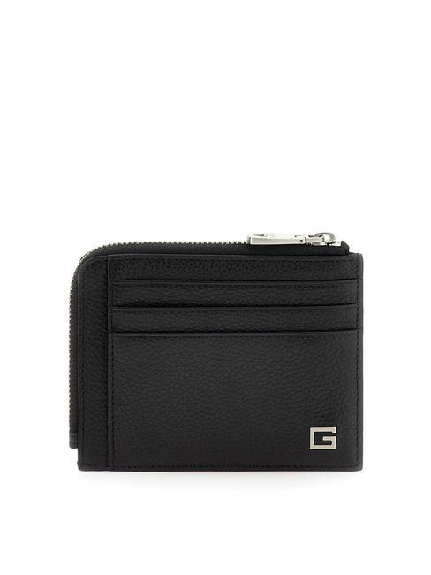 GUESS NEW ZURIGO Geldbörse mit Reißverschluss SCHWARZ - Brieftaschen Herren