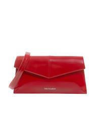 TRUSSARDI SALIS Clutch aus gl&auml;nzendem Leder - Brieftaschen Damen
