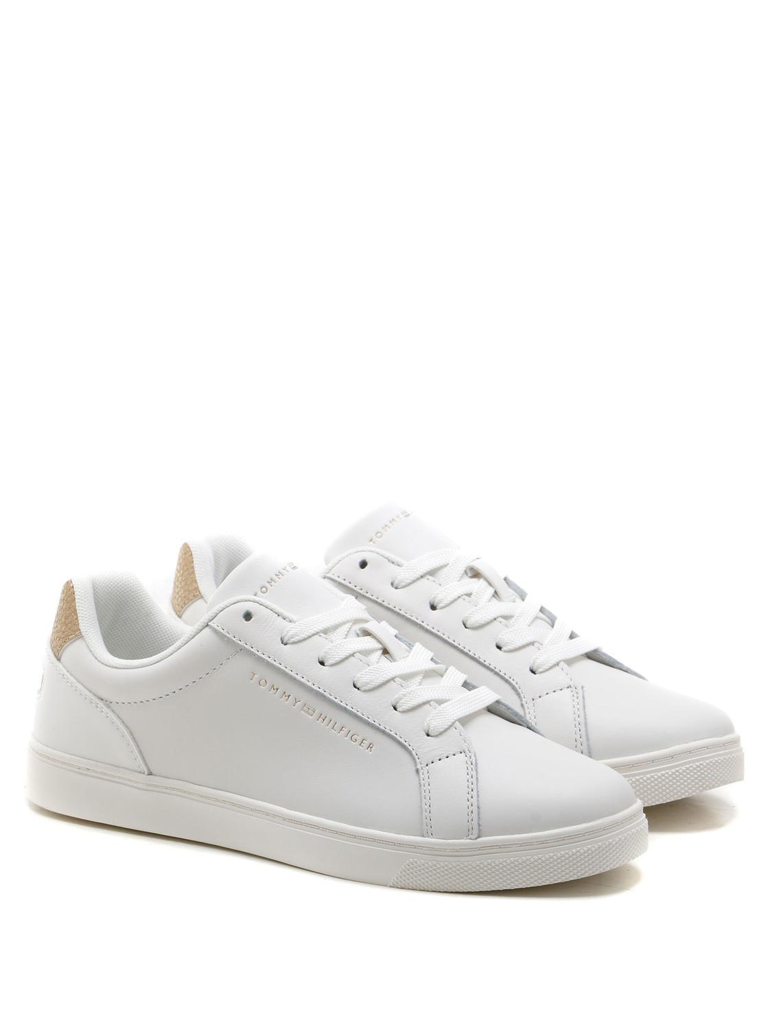 Tommy Hilfiger Essential Cupsole Ledersneaker Natur - Einkaufen Zu 