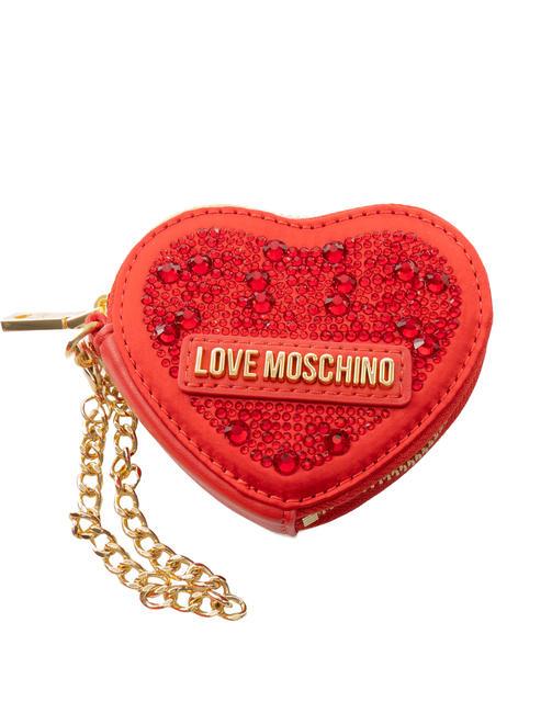 LOVE MOSCHINO HOTFIX Geldbeutel rot - Brieftaschen Damen