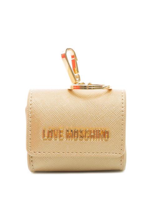 LOVE MOSCHINO LAMINATED Schlüsselanhänger / Münzetui Platin - Brieftaschen Damen