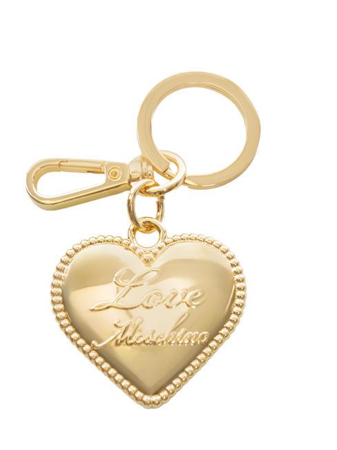 LOVE MOSCHINO HEART Schlüsselanhänger Gold - Schlüsselanhänger und Schlüsseletuis