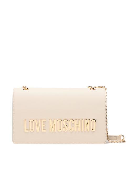 LOVE MOSCHINO BOLD LOVE Schulter-/Umhängetasche Elfenbein - Damentaschen