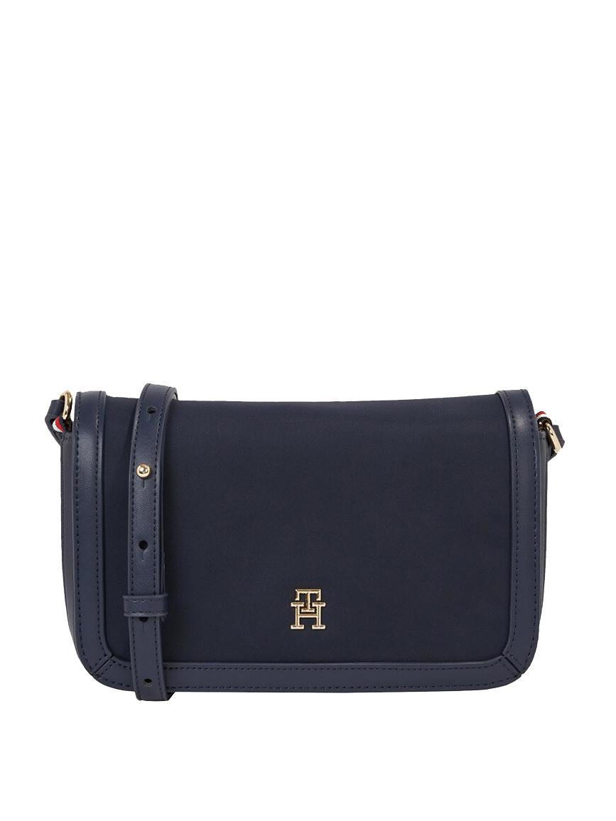 Tommy Hilfiger Th Essential Tasche Mit Schulterklappe Raum Blau  