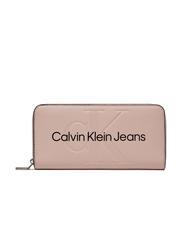 CALVIN KLEIN LETTERING LOGO   - Brieftaschen Damen