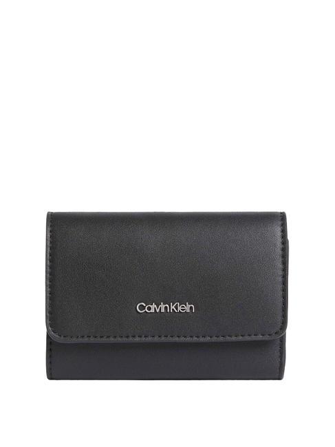 CALVIN KLEIN TRIFOLD XS TRIFOLD XS Mini-Brieftasche ck schwarz - Brieftaschen Damen