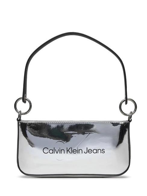CALVIN KLEIN SCULPTED MIRROR Schultertasche Silber - Damentaschen