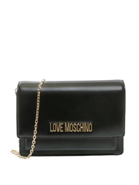 LOVE MOSCHINO SMART DAILY Tasche mit Kettenschultergurt Schwarz - Damentaschen