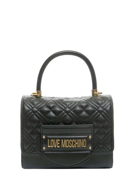 LOVE MOSCHINO QUILTED Mini-Handtasche mit Schultergurt Schwarz - Damentaschen