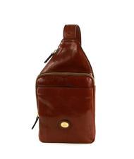 THE BRIDGE STORY UOMO One-Shoulder-Rucksack aus Leder - Rucksäcke für Schule &amp; Freizeit