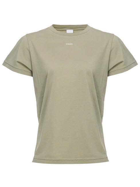 PINKO BASIC Jersey-T-Shirt Vertivergrün - T-Shirts und Tops für Damen
