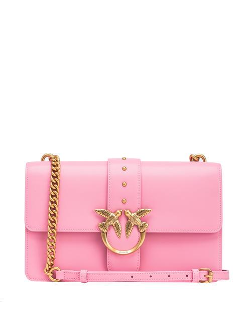 PINKO CLASSIC LOVE BAG Eine einfache Tasche marinerosa-antikgold - Damentaschen