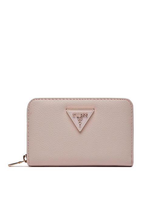 GUESS MERIDIAN Mittelgroße Geldbörse mit Rundum-Reißverschluss hellrosa - Brieftaschen Damen